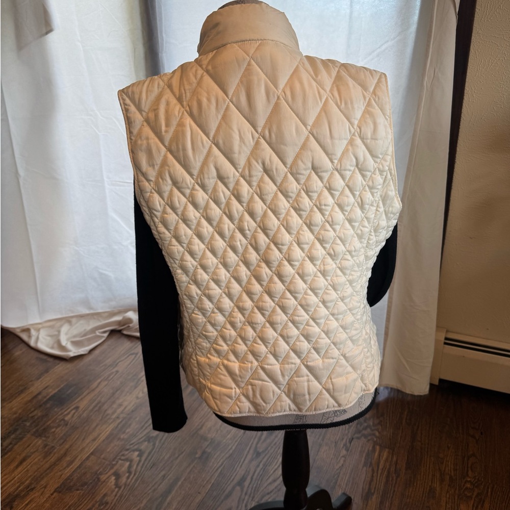 Talbots Quilted Shirttail Vest - Picture 3 of 9